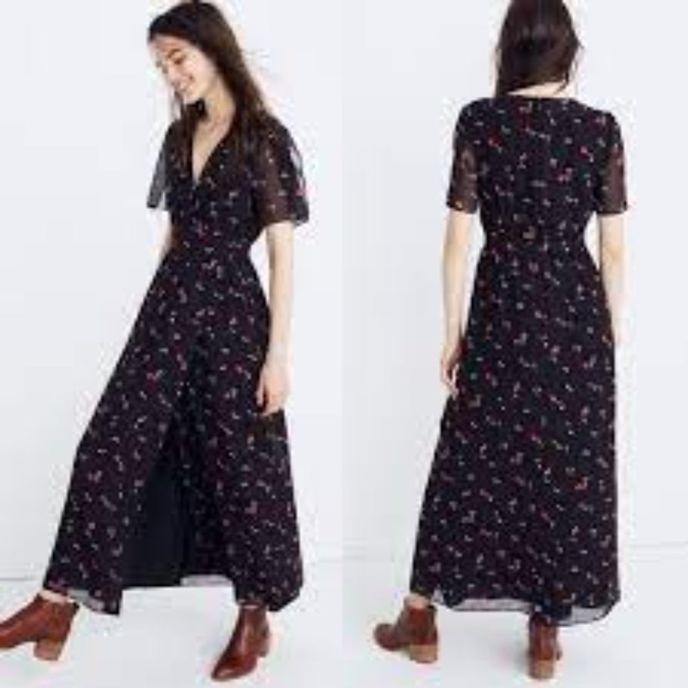 Madewell floral maxi